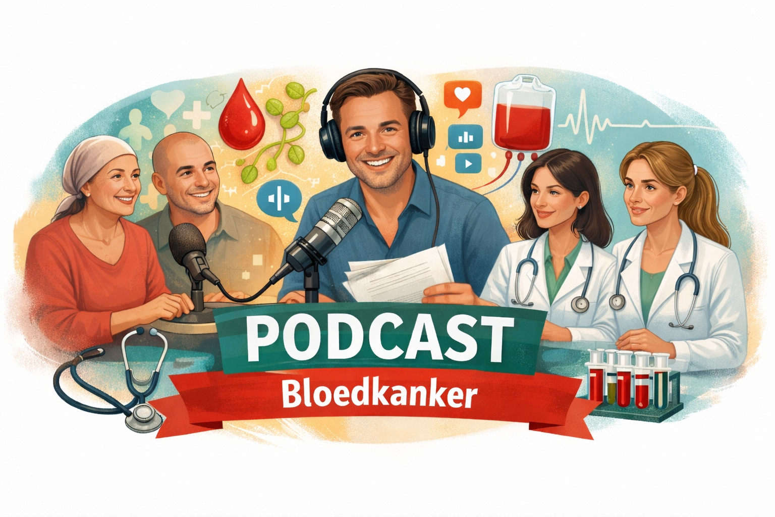 Nieuwe podcastreeks over bloedkanker- Aflevering 6 over myelofibrose